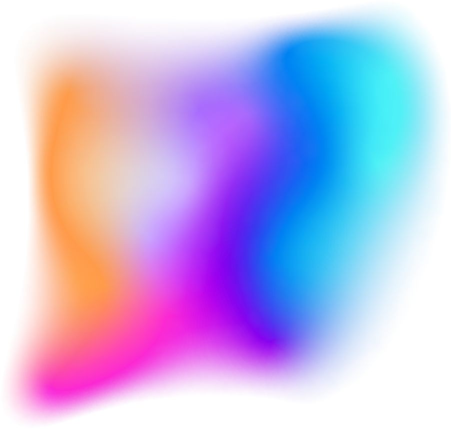 Gradient Blur Orange Purple Blue Green